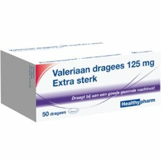 HEALTHYPHARM VALERIAAN DRAGEES 125MG EXTRA STERK 50ST